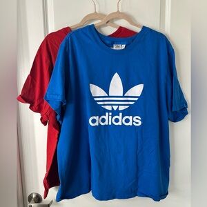 Adidas Blue and Red T-Shirt